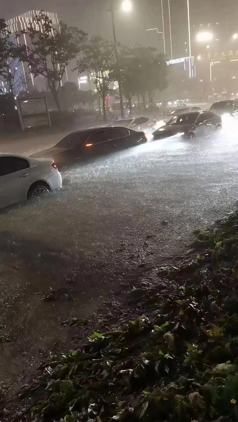 暴雨来袭，街头时尚秀？女人们的另类风情！