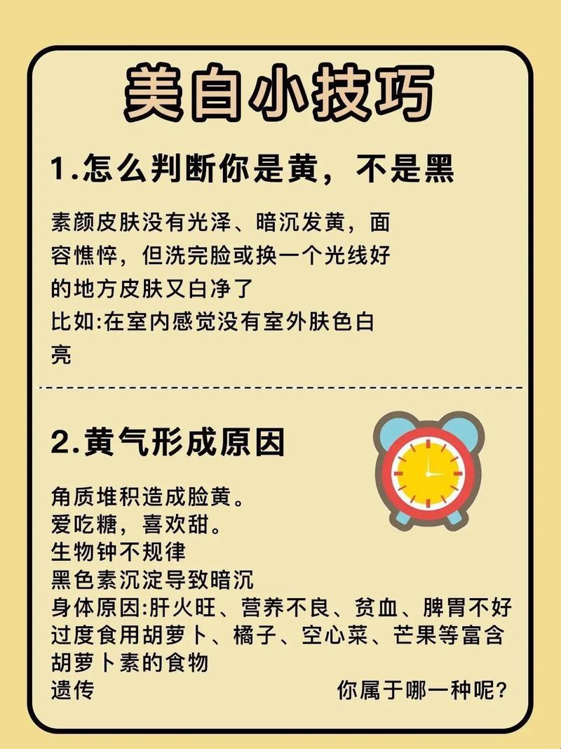 美白大作战：糙皮逆袭记